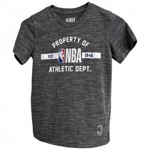 NBA Property of Athletic Dept. Boys Small (8) Basketball Grey Short Sleeve Tee